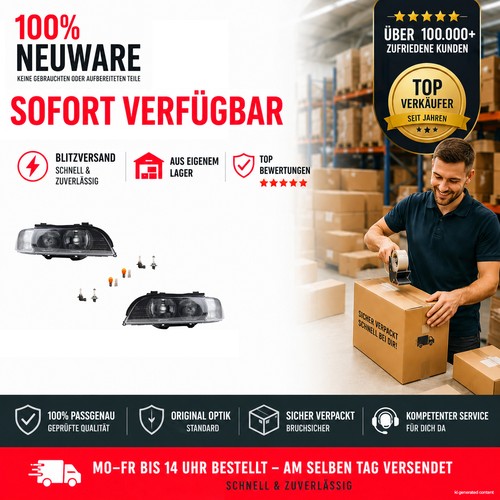 Scheinwerfer set halogen - set,